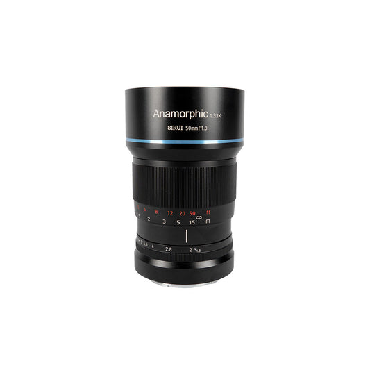 Customized sales SIRUI 1.33X Anamorphic Lens 50mm F1.8 Sony E Mount APS-C Blue Flare