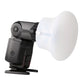 Difusor de luz de silicone magnético, esfera de borracha, acessórios de flash modulares