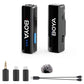 Microfone de lapela sem fio BOYA BOYALINK 2 A1 (adaptador 1TX+3RX) para câmera de iPhone e Android